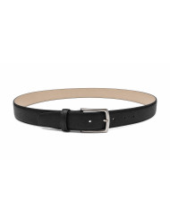 Cravate.tn | Ceinture Cuir grainé : noire