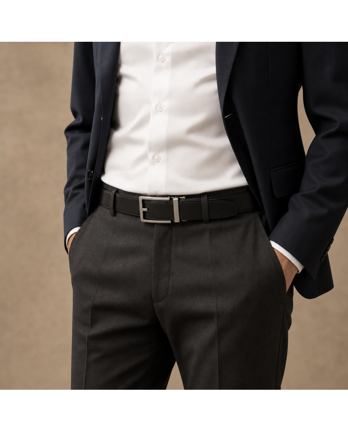 Ceinture cuir boucle automatique