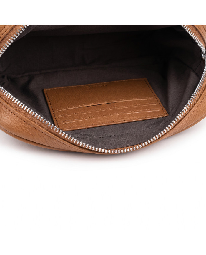 Trousse Pour Homme en véritable cuir - Camel