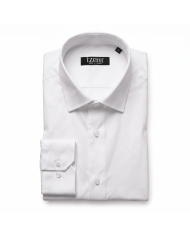 Pack 2 Chemises Col ouvert en popeline stretch - Blanche