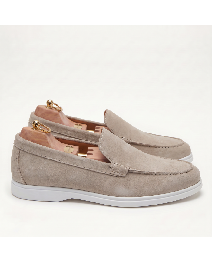 Mocassin homme en nubuck sable