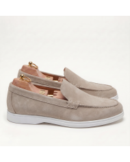 Mocassin homme en nubuck sable