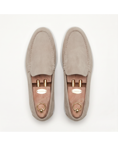 Mocassin homme en nubuck sable