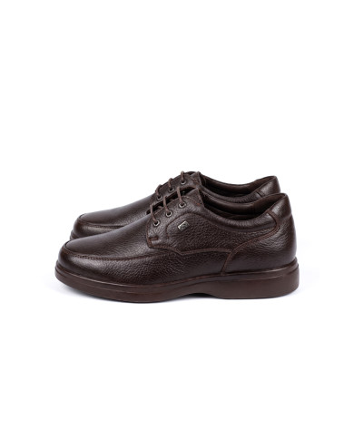 Cravate.tn | Chaussure Confort supérieur hommes avec lacets  - Marron grainé