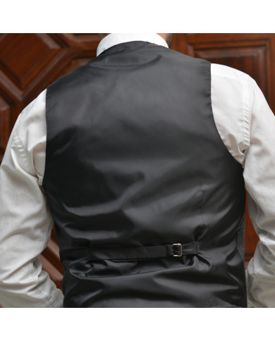 Gilet Pour hommes Gris Bleu croisé Gilet Pour hommes Gris Bleu croisé