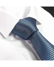 Cravate.tn | Cravate Bleu Marine Faux Uni