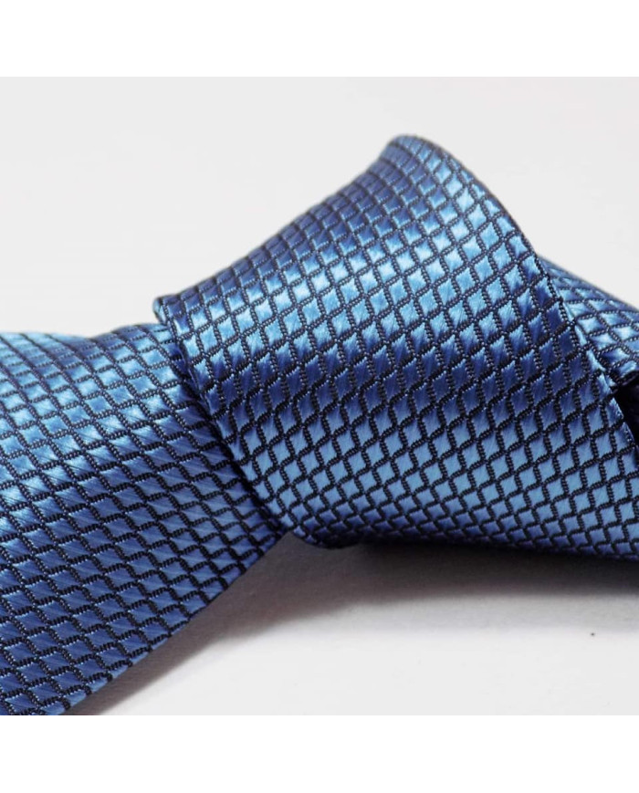 Cravate.tn | Cravate Bleu Marine Faux Uni