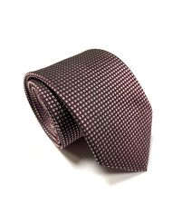 Cravate.tn | Cravate noire à petit pois Blanc