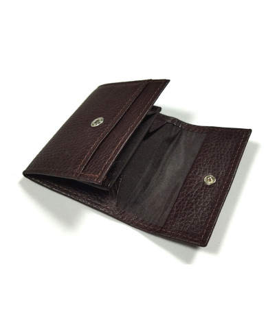 Porte Monnaie et carte noir uni en Cuir Porte Monnaie et carte noir uni en Cuir