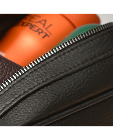 Cravate.tn | Trousse pour homme Noir Grainé Cravate.tn | Trousse pour homme Noir Grainé