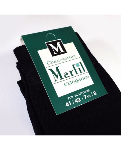 Cravate.tn | Lot de 3 paires de Chaussettes fil d'écosse - Noir Cravate.tn | Lot de 3 paires de Chaussettes fil d'écosse - Noir