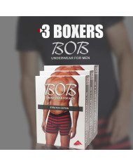 Cravate.tn | Lot de 3 Boxers rayée Cravate.tn | Lot de 3 Boxers rayée