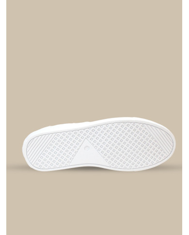 Cravate.tn | Sneakers Cuir en Blanc - Izem Cravate.tn | Sneakers Cuir en Blanc - Izem