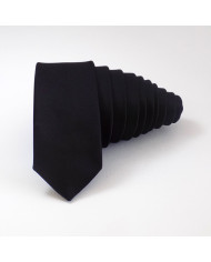 Cravate.tn | Cravate noire Satinée