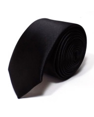 Cravate.tn | Cravate noire Satinée