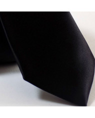 Cravate.tn | Cravate noire Satinée