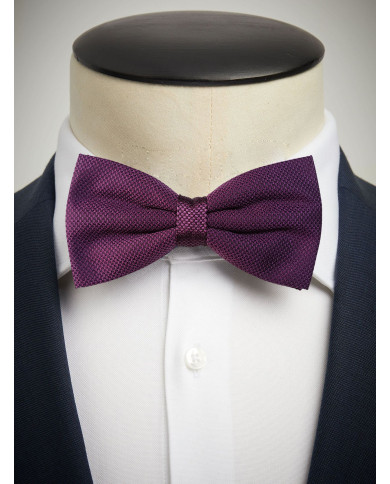 Cravate.tn | Nœud papillon aubergine faux uni Cravate.tn | Nœud papillon aubergine faux uni