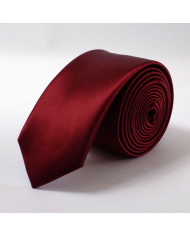 Cravate.tn | Cravate Rouge Bordeaux Satinée