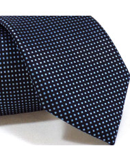 Cravate.tn | Cravate Bleue à petit pois Bleu Ciel