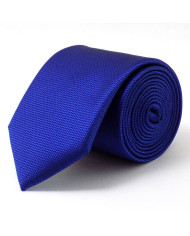 Cravate.tn | Cravate bleue faux uni