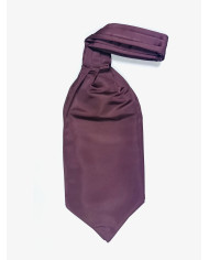 Cravate Foulard aubergine