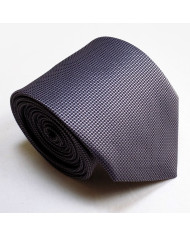 Cravate.tn | Cravate grise charbon faux uni