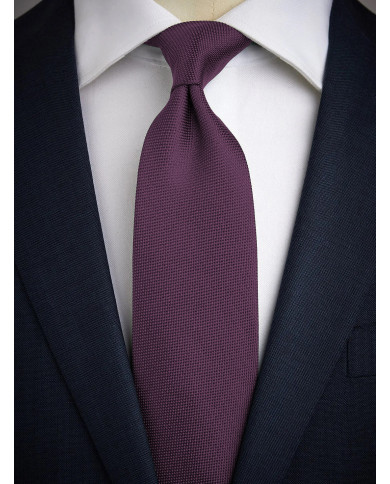 Cravate.tn | Cravate aubergine faux uni Cravate.tn | Cravate aubergine faux uni