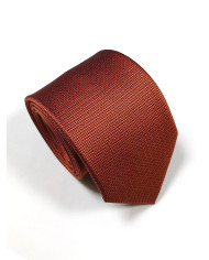 Cravate.tn | Cravate rouge brique faux uni