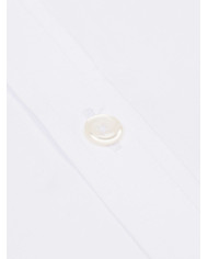 Chemise Col mao Blanche uni