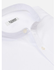 Chemise Col mao Blanche uni