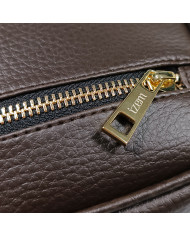 Cravate.tn | Mini trousse pour homme Marron Grainé