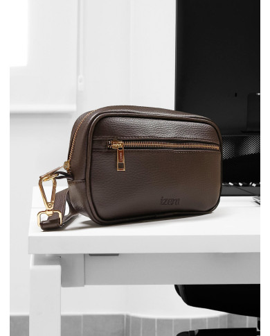 Cravate.tn | Mini trousse pour homme Marron Grainé
