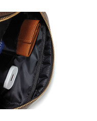 Cravate.tn | Mini trousse pour homme Marron Grainé