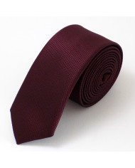 Cravate.tn | Cravate faux uni rouge bordeaux