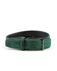 Cravate.tn | Ceinture Cuir : vert bouteille en nubuck