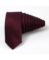 Cravate.tn | Cravate faux uni rouge bordeaux