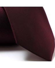 Cravate.tn | Cravate faux uni rouge bordeaux