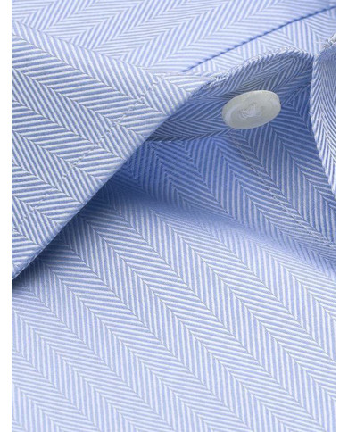 Chemise en chevron bleu ciel Chemise en chevron bleu ciel