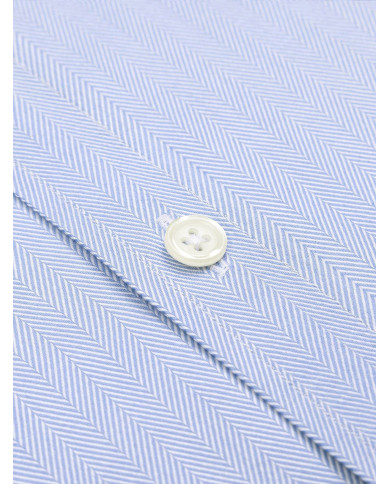 Chemise en chevron bleu ciel Chemise en chevron bleu ciel