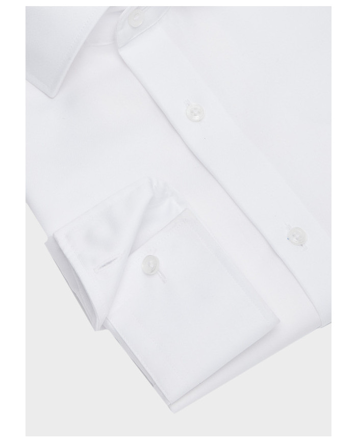 Cravate.tn | Chemise Col Français stretch - blanc
