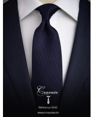 Cravate.tn | Cravate Bleu Marine Faux Uni