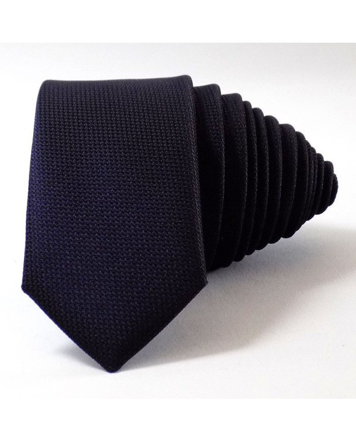 Cravate.tn | Cravate Bleu Marine Faux Uni