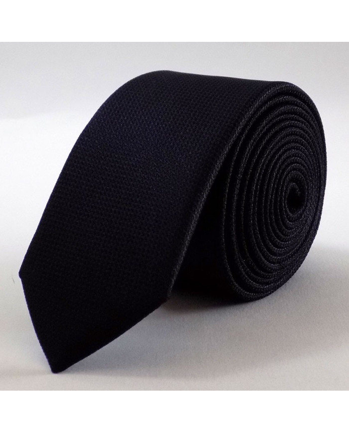 Cravate.tn | Cravate Bleu Marine Faux Uni