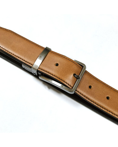 Ceinture cuir : camel
