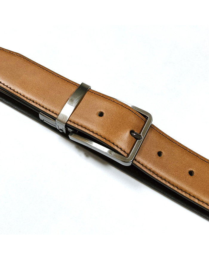 Ceinture cuir : camel