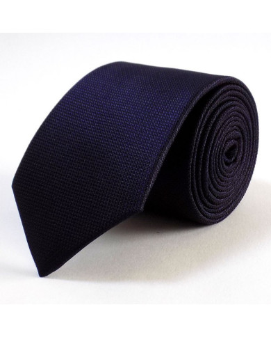 Cravate.tn | Cravate Bleu Marine Faux Uni