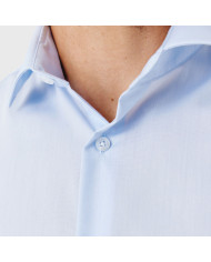 Cravate.tn | Chemise Col Français Regular Fit - Bleu Ciel