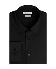 Cravate.tn | Chemise Col Français Regular Fit - Noir