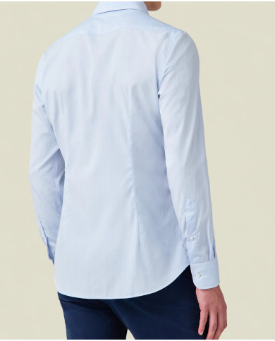 Cravate.tn | Chemise Col Français stretch - Bleu ciel