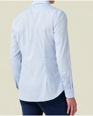 Cravate.tn | Chemise Col Français stretch - Bleu ciel